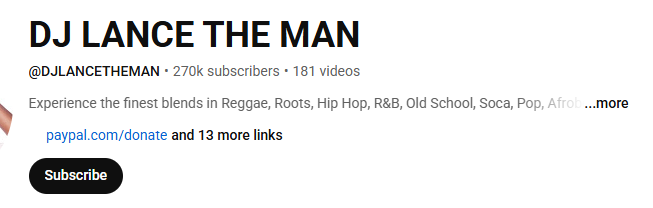 DJ Lance The Man after promotion