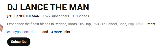 DJ Lance The Man before promotion