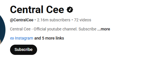 Central Cee before promotion